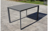 Table de jardin rectangulaire MEET en aluminium et HPL 4 personnes EZPELETA