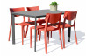 Ensemble table et chaises de jardin 4 personnes Ezpeleta Meet-Town