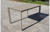 Table de jardin rectangulaire MEET en aluminium et HPL 4 personnes EZPELETA