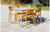 Ensemble table et chaises de jardin 4 personnes Ezpeleta Meet-Town