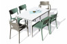 Ensemble table et chaises de jardin 6 personnes Ezpeleta Meet-Town