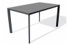 Table de jardin rectangulaire empilable MEET en aluminium et HPL 4/6 personnes EZPELETA