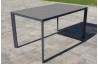 Table de jardin rectangulaire MEET en aluminium et HPL 4/6 personnes EZPELETA