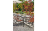 Table de jardin rectangulaire MEET en aluminium et HPL 6 à 8 personnes EZPELETA