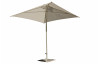 Parasol de jardin ouverture push-up EOLO 250x250 cm en aluminium laqué et toile OLEFIN® EZPELETA