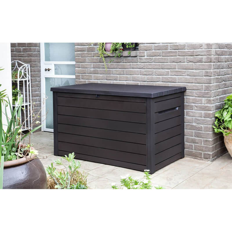 Coffre de rangement extérieur Keter XXL 870L en polypropylène Anthracite