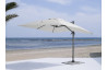 Parasol 3x3m déporté inclinable en aluminium et polyester - Gabana - Hevea