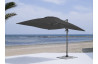 Parasol 3x3m déporté inclinable en aluminium et polyester - Gabana - Hevea