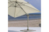 Parasol 3x3m déporté inclinable en aluminium et polyester - Gabana - Hevea