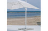 Parasol 3x3m déporté inclinable en aluminium et polyester - Gabana - Hevea