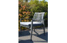 Salon de jardin en aluminium Cassis anthracite 4 personnes - Mon Jardin Cosy