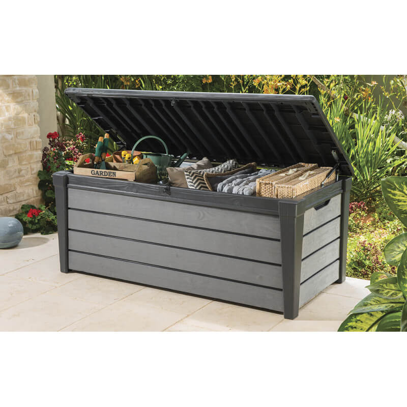 Coffre de rangement extérieur Brushwood Keter 570L en résine