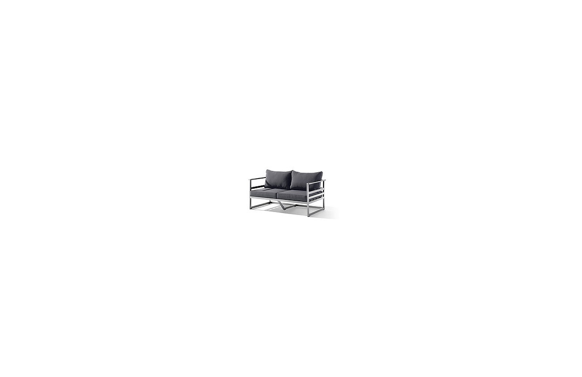 Salon de jardin bas pliant aluminium/Sunproof 6 personnes Melbourne - Sieger Exclusiv Passion