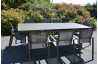 Table de jardin en aluminium 8 personnes Sahara