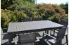 Table de jardin en aluminium 8 personnes Sahara