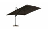 Parasol de jardin rectangulaire déporté et inclinable 4 x 3m DELORM