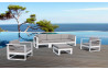 Salon de jardin bas luxe en aluminium 5-6 places - ST TROPEZ - Delorm