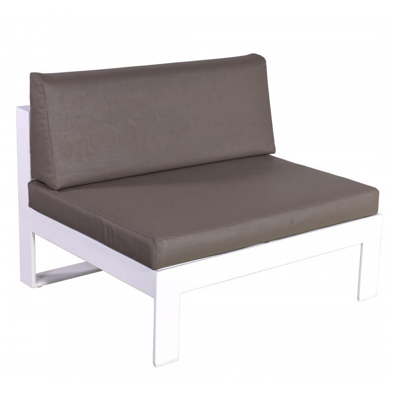 Fauteuil de jardin Saint Tropez. Meuble extérieur en aluminium