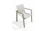 Fauteuil salon de jardin empilable en aluminium MIAMI DCB Garden