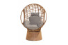 Balancelle de jardin BoraBora en résine tressée avec coussin DCB Garden