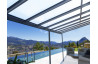 Pergola adossée CIELO 4x3m en polycarbonate et aluminium DCB GARDEN