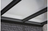 Pergola adossée CIELO 4x3m en polycarbonate et aluminium DCB GARDEN