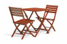 Ensemble table et chaises de jardin en aluminium 2 personnes Marius CITY GARDEN
