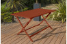 Ensemble table et chaises de jardin en aluminium 4 personnes Marius CITY GARDEN