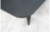 Ensemble table extensible et fauteuils de jardin PILAT en aluminium Anthracite 6 personnes PARIS GARDEN