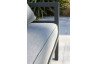 Salon de jardin bas d'angle en aluminium BEAUBOURG 6 places - Paris Garden