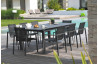 Table salon de jardin extensible en aluminium pour 8 personnes DCB Garden MIAMI