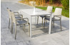 Ensemble table et fauteuils de jardin empilables 4 personnes Ezpeleta Meet-Hall