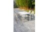 Ensemble table et fauteuils de jardin empilables 4 personnes Ezpeleta Meet-Hall