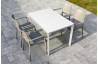 Ensemble table et fauteuils de jardin empilables 4 personnes Ezpeleta Meet-Hall