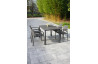 Ensemble table et fauteuils de jardin empilables 4 personnes Ezpeleta Meet-Dock