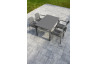 Ensemble table et fauteuils de jardin empilables 4 personnes Ezpeleta Meet-Dock