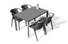 Ensemble table et chaises de jardin 4 personnes Ezpeleta Meet-Fado