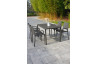 Ensemble table et fauteuils de jardin empilables 4 personnes Ezpeleta Meet-Hall