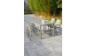 Ensemble table et fauteuils de jardin empilables 4 personnes Ezpeleta Meet-Hall