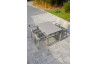 Ensemble table et fauteuils de jardin empilables 4 personnes Ezpeleta Meet-Hall