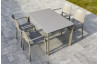 Ensemble table et fauteuils de jardin empilables 4 personnes Ezpeleta Meet-Hall