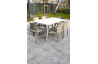 Ensemble table et fauteuils empilables de jardin 6 personnes Ezpeleta Meet-Dock