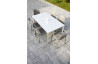 Ensemble table et chaises empilables de jardin 6 personnes Ezpeleta Meet-Hall