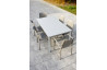 Ensemble table et chaises empilables de jardin 6 personnes Ezpeleta Meet-Hall