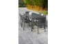 Ensemble table et fauteuils empilables de jardin 6 personnes Ezpeleta Meet-Dock