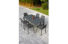 Ensemble table et fauteuils empilables de jardin 6 personnes Ezpeleta Meet-Hall