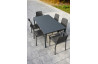 Ensemble table et chaises empilables de jardin 6 personnes Ezpeleta Meet-Hall