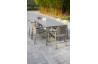 Ensemble table et fauteuils empilables de jardin 6 personnes Ezpeleta Meet-Dock