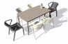 Ensemble table et chaises de jardin 6 personnes Ezpeleta Meet-Fado