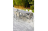 Ensemble table et fauteuils empilables de jardin 6 personnes Ezpeleta Meet-Hall